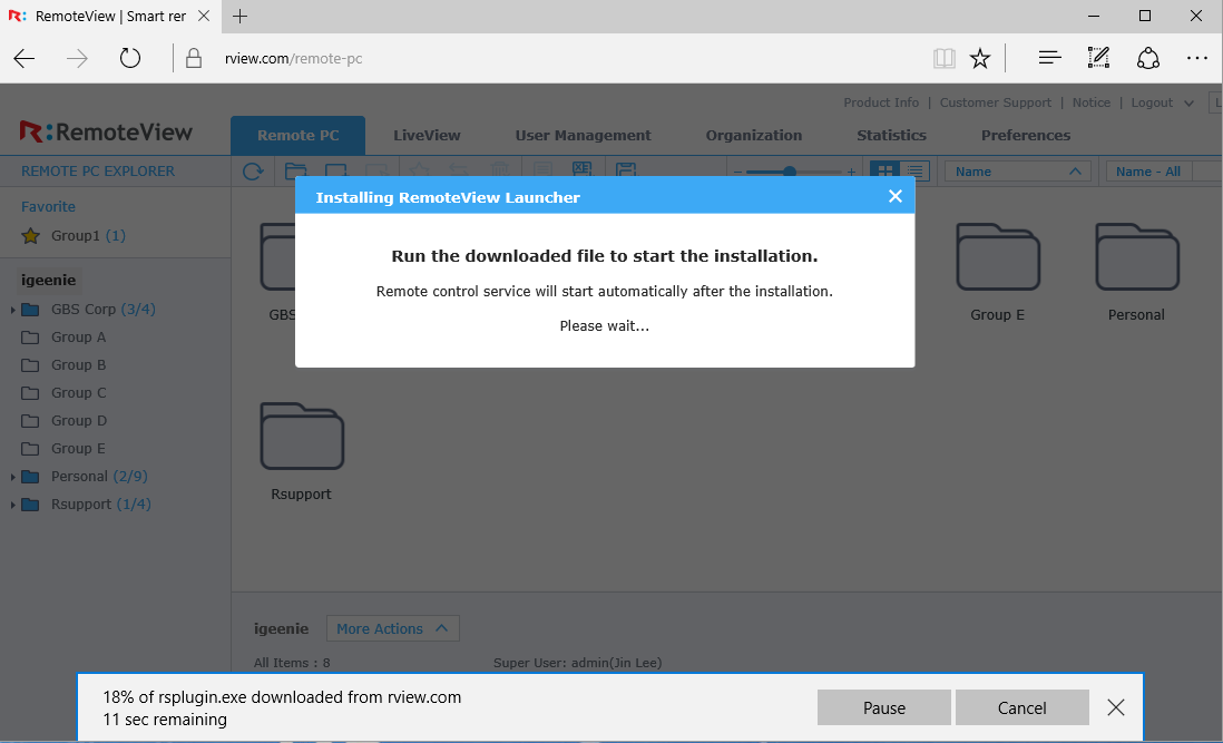 Install